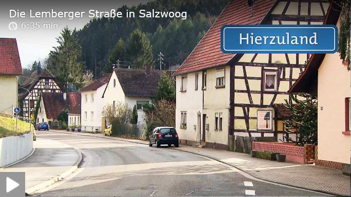 Die Lemberger Straße in Salzwoog - Bericht in der Landesschau Rheinland Pfalz SWR - Hierzulande
